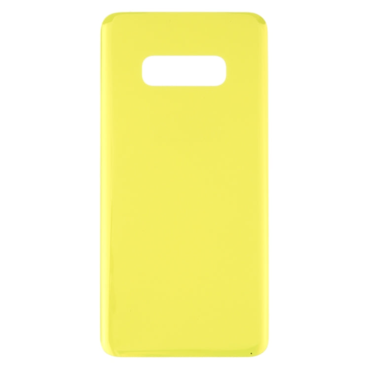 For Galaxy S10e SM-G970F/DS, SM-G970U, SM-G970W Original Battery Back Cover (Yellow) - Back Cover by buy2fix | Online Shopping UK | buy2fix