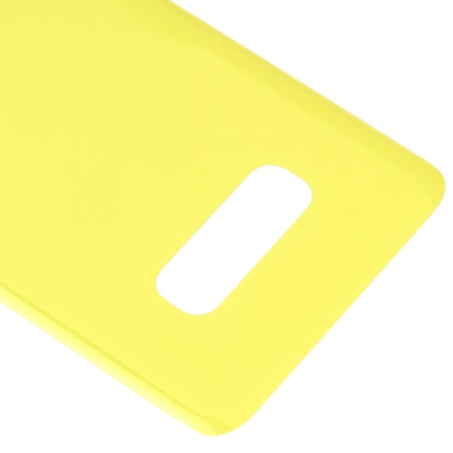 For Galaxy S10e SM-G970F/DS, SM-G970U, SM-G970W Original Battery Back Cover (Yellow) - Back Cover by buy2fix | Online Shopping UK | buy2fix