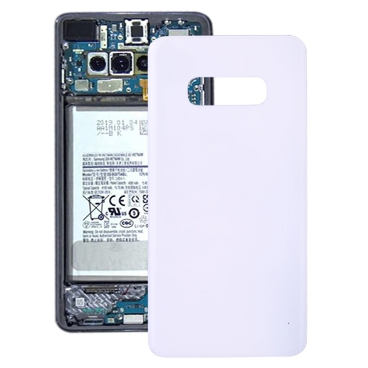 For Galaxy S10e SM-G970F/DS, SM-G970U, SM-G970W Battery Back Cover (White) - Back Cover by buy2fix | Online Shopping UK | buy2fix