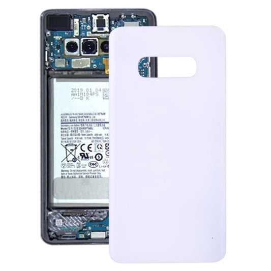 For Galaxy S10e SM-G970F/DS, SM-G970U, SM-G970W Battery Back Cover (White) - Back Cover by buy2fix | Online Shopping UK | buy2fix