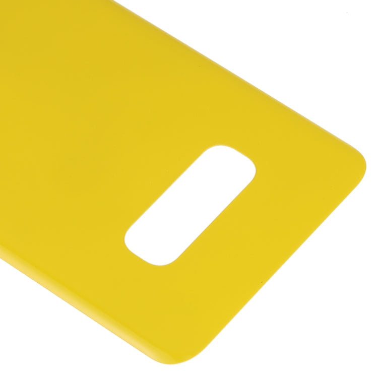 For Galaxy S10e SM-G970F/DS, SM-G970U, SM-G970W Battery Back Cover (Yellow) - Back Cover by buy2fix | Online Shopping UK | buy2fix