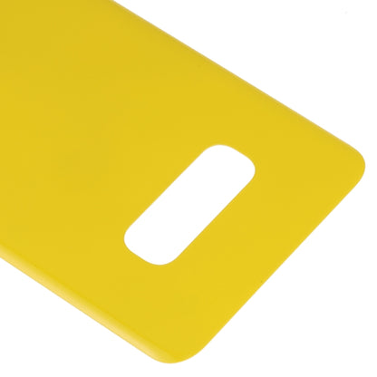 For Galaxy S10e SM-G970F/DS, SM-G970U, SM-G970W Battery Back Cover (Yellow) - Back Cover by buy2fix | Online Shopping UK | buy2fix