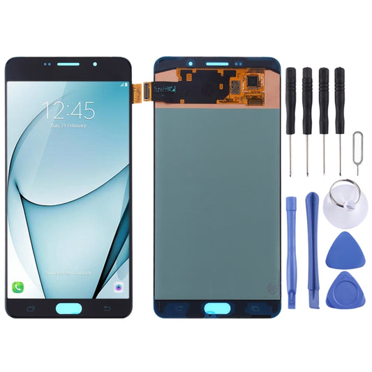 Original Super AMOLED LCD Screen for Galaxy A9 Pro (2016) / A910F Digitizer Full Assembly (Black) - LCD Screen by buy2fix | Online Shopping UK | buy2fix