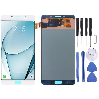 Original Super AMOLED LCD Screen for Galaxy A9 Pro (2016) / A910F Digitizer Full Assembly (White) - LCD Screen by buy2fix | Online Shopping UK | buy2fix