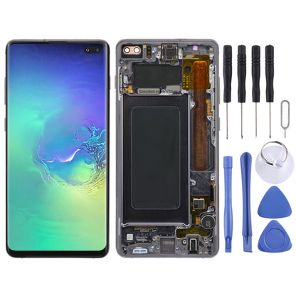 Original Super AMOLED LCD Screen for Samsung Galaxy S10+ Digitizer Full Assembly with Frame (Black) - LCD Screen by buy2fix | Online Shopping UK | buy2fix