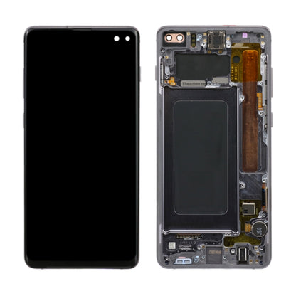 Original Super AMOLED LCD Screen for Samsung Galaxy S10+ Digitizer Full Assembly with Frame (Black) - LCD Screen by buy2fix | Online Shopping UK | buy2fix
