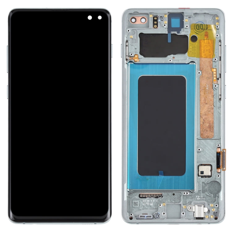 Original Super AMOLED LCD Screen for Samsung Galaxy S10+ Digitizer Full Assembly with Frame (Green) - LCD Screen by buy2fix | Online Shopping UK | buy2fix