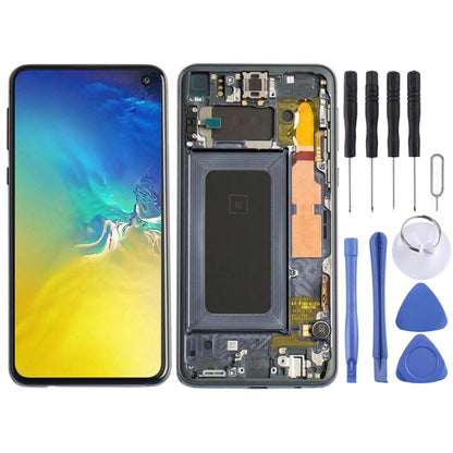 Original Super AMOLED LCD Screen Digitizer Full Assembly with Frame for Samsung Galaxy S10e (Black) - LCD Screen by buy2fix | Online Shopping UK | buy2fix