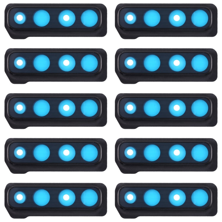 For Galaxy A9 (2018) A920F/DS 10pcs Camera Lens Cover (Black) - Camera Series by buy2fix | Online Shopping UK | buy2fix