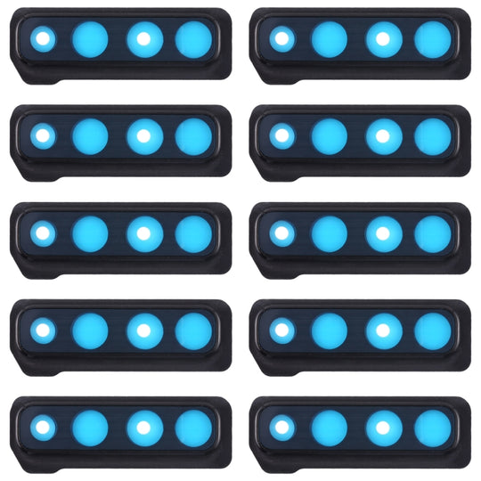For Galaxy A9 (2018) A920F/DS 10pcs Camera Lens Cover (Black)