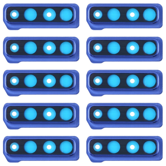 For Galaxy A9 (2018) A920F/DS 10pcs Camera Lens Cover (Blue) - Camera Series by buy2fix | Online Shopping UK | buy2fix