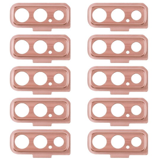 For Galaxy A7 (2018) A750F/DS 10pcs Camera Lens Cover (Pink)