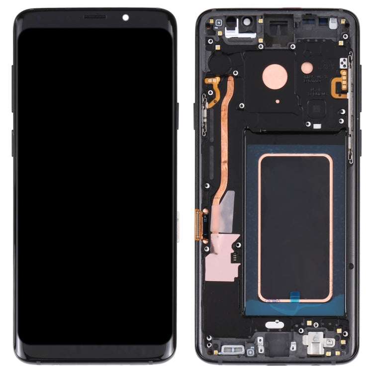 Original Super AMOLED LCD Screen for Galaxy S9 / G960F / DS / G960U / G960W / G9600 Digitizer Full Assembly with Frame (Black) - LCD Screen by buy2fix | Online Shopping UK | buy2fix