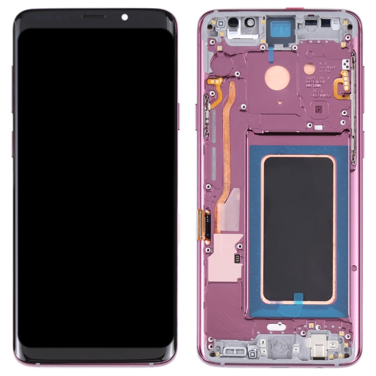 Original Super AMOLED LCD Screen for Galaxy S9 / G960F / DS / G960U / G960W / G9600 Digitizer Full Assembly with Frame (Purple) - LCD Screen by buy2fix | Online Shopping UK | buy2fix