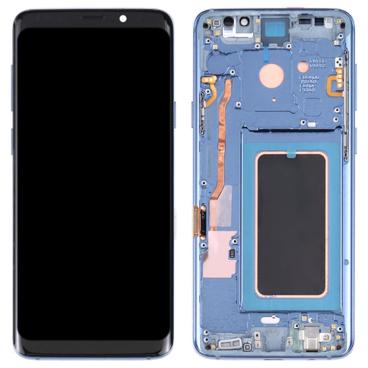 Super AMOLED LCD Screen for Galaxy S9+ / G965F / G965F / DS / G965U / G965W / G9650 Digitizer Full Assembly with Frame (Blue) - LCD Screen by buy2fix | Online Shopping UK | buy2fix
