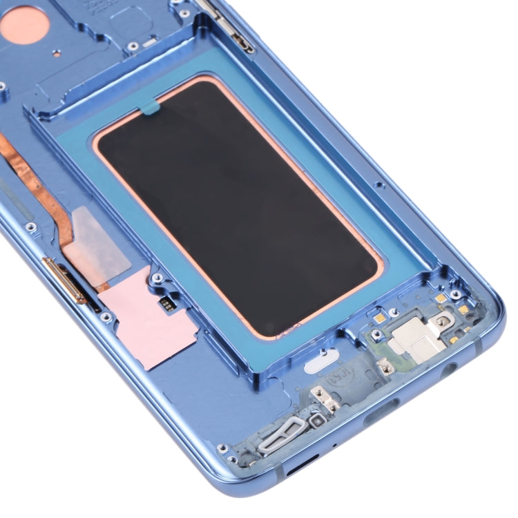 Super AMOLED LCD Screen for Galaxy S9+ / G965F / G965F / DS / G965U / G965W / G9650 Digitizer Full Assembly with Frame (Blue) - LCD Screen by buy2fix | Online Shopping UK | buy2fix