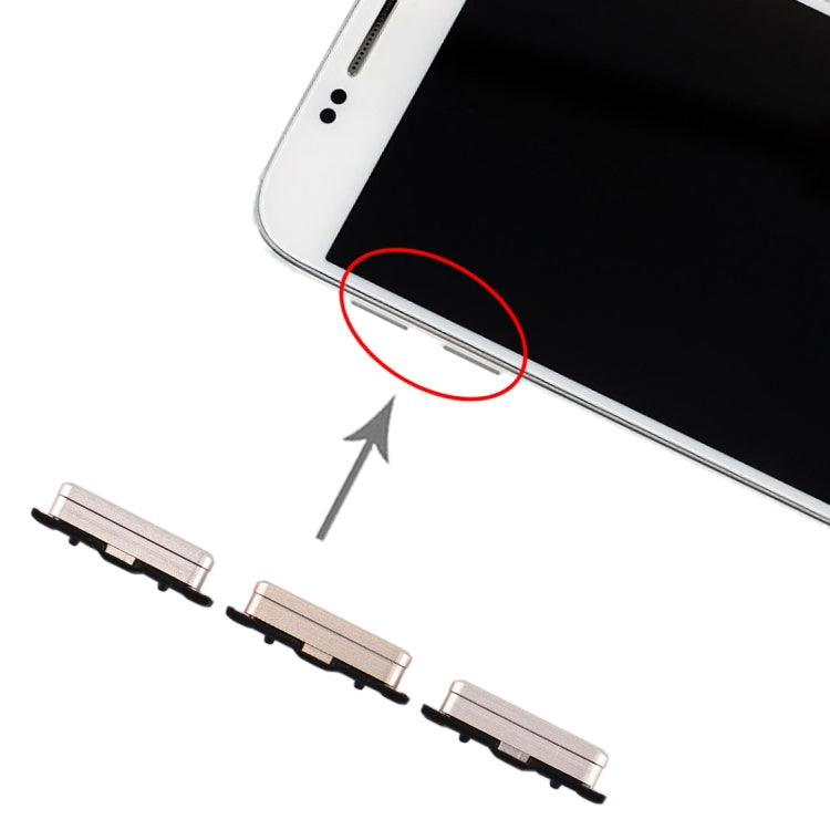 For Galaxy S6 10 Set Side Keys(Gold) - Others by buy2fix | Online Shopping UK | buy2fix
