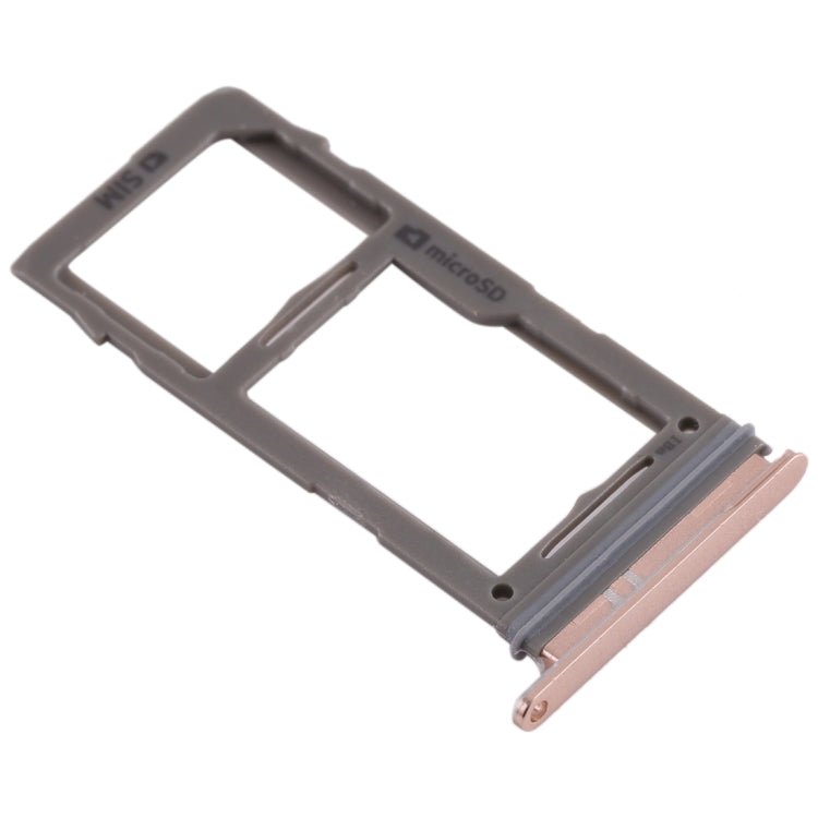 For Samsung Galaxy S10+ / S10 / S10e SIM Card Tray + Micro SD Card Tray (Rose Gold) - Card Tray by buy2fix | Online Shopping UK | buy2fix
