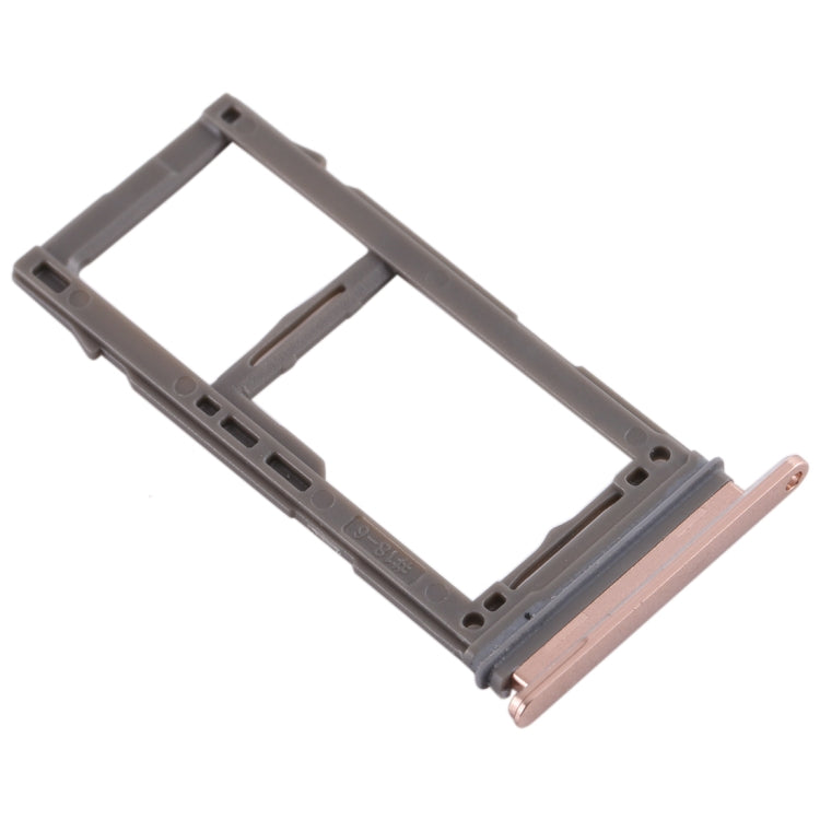 For Samsung Galaxy S10+ / S10 / S10e SIM Card Tray + Micro SD Card Tray (Rose Gold) - Card Tray by buy2fix | Online Shopping UK | buy2fix