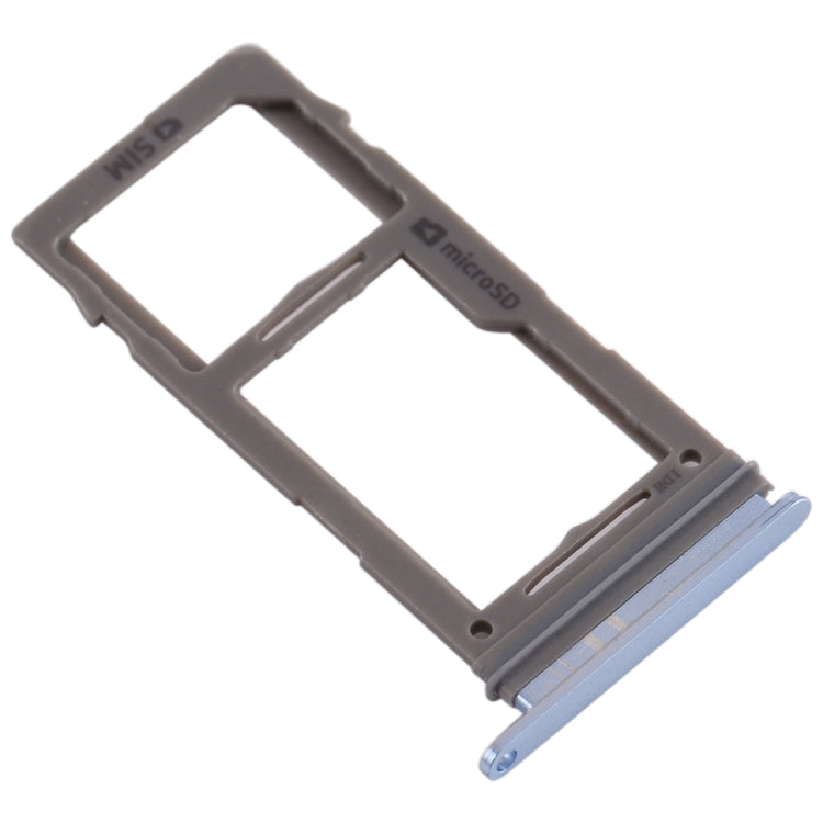 For Samsung Galaxy S10+ / S10 / S10e SIM Card Tray + Micro SD Card Tray (Blue) - Card Tray by buy2fix | Online Shopping UK | buy2fix