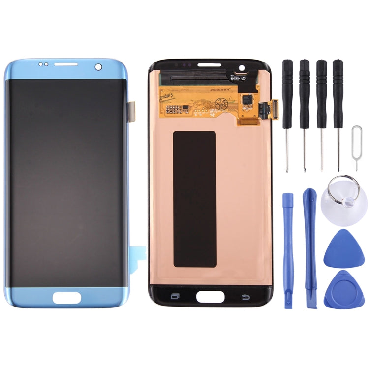 Original LCD Display + Touch Panel for Galaxy S7 Edge / G9350 / G935F / G935A / G935V(Blue) - LCD Screen by buy2fix | Online Shopping UK | buy2fix