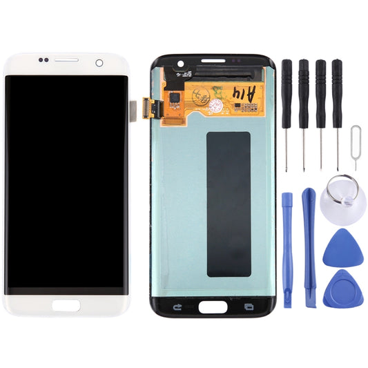 Original LCD Display + Touch Panel for Galaxy S7 Edge / G9350 / G935F / G935A / G935V(White) - LCD Screen by buy2fix | Online Shopping UK | buy2fix