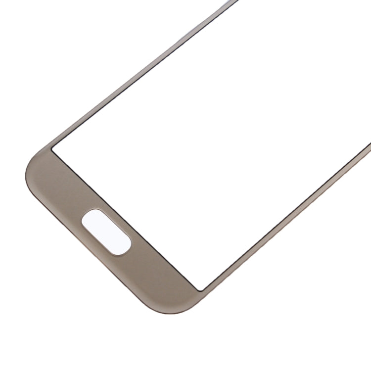 For Galaxy A5 (2017) / A520  Front Screen Outer Glass Lens (Gold) - Outer Glass Lens by buy2fix | Online Shopping UK | buy2fix