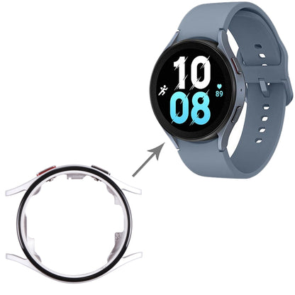 Original LCD Screen Frame Bezel Plate For Samsung Galaxy Watch5 40mm SM-R900 R905(Silver) - Middle Frame by buy2fix | Online Shopping UK | buy2fix
