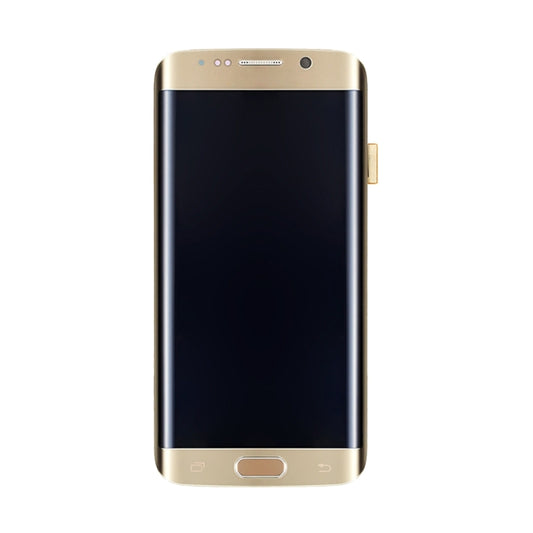 Original LCD Display + Touch Panel with Frame for Galaxy S6 Edge+ / G928F(Gold) - LCD Screen by buy2fix | Online Shopping UK | buy2fix