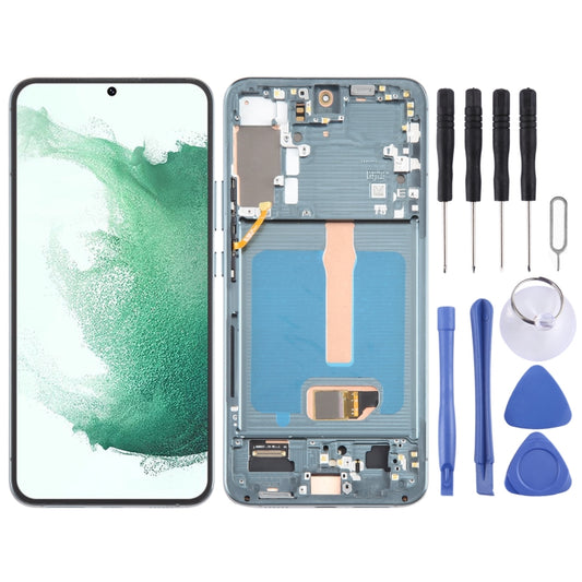 For Samsung Galaxy S22+ 5G SM-S906B 6.55 inch OLED  LCD Screen Digitizer Full Assembly with Frame (Green) -  by buy2fix | Online Shopping UK | buy2fix