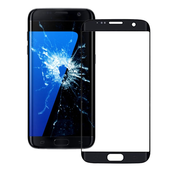 For Galaxy S7 Edge / G935 Original Front Screen Outer Glass Lens (Black)