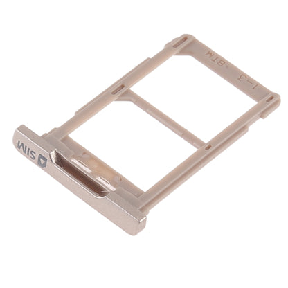 For Galaxy Tab A 7.0 (2016) SM-T285 SIM Card Tray + SIM Card Tray (Gold) - Card Tray by buy2fix | Online Shopping UK | buy2fix