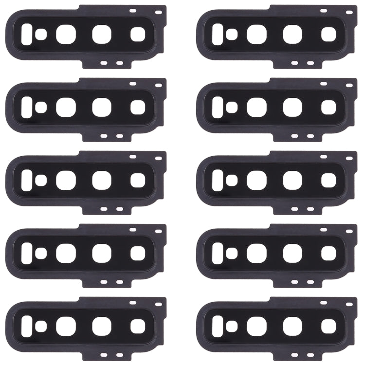 For Galaxy S10 10pcs Camera Lens Cover (Black) - Camera Series by buy2fix | Online Shopping UK | buy2fix
