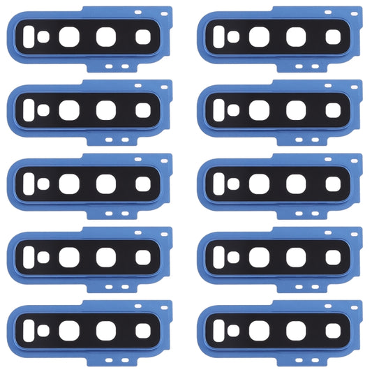 For Galaxy S10 10pcs Camera Lens Cover (Blue) - Camera Series by buy2fix | Online Shopping UK | buy2fix