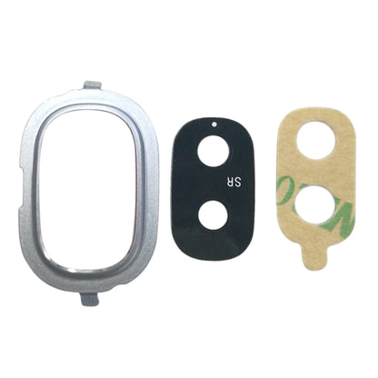 For Galaxy J4, J400F/DS, J400G/DS 10pcs Back Camera Bezel with Lens Cover & Adhesive (Blue) - Camera Series by buy2fix | Online Shopping UK | buy2fix
