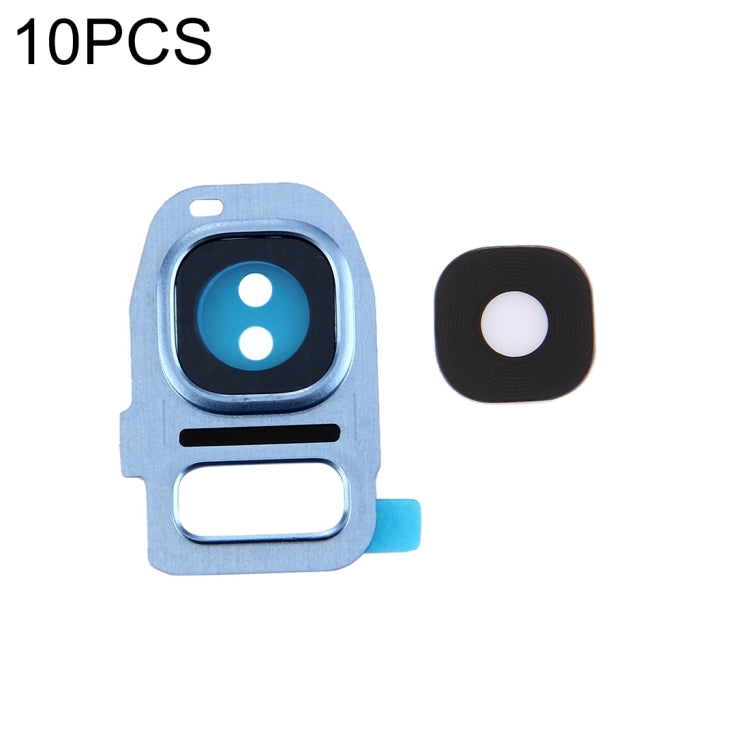 For Galaxy S7 Edge / G935 10pcs Camera Lens Covers (Blue) - Camera Series by buy2fix | Online Shopping UK | buy2fix
