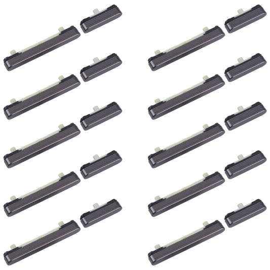 For Samsung Galaxy S24 Ultra SM-S928B 10pcs Original Power Button and Volume Control Button (Black) - Others by buy2fix | Online Shopping UK | buy2fix