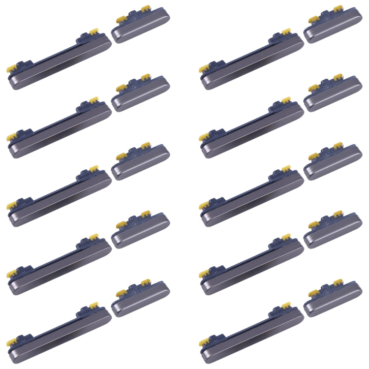 For Samsung Galaxy S23 FE SM-S711B 10pcs Original Power Button and Volume Control Button (Black) -  by buy2fix | Online Shopping UK | buy2fix