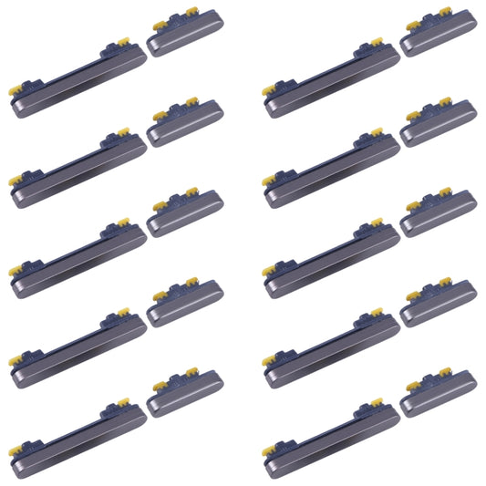 For Samsung Galaxy S23 FE SM-S711B 10pcs Original Power Button and Volume Control Button (Black) -  by buy2fix | Online Shopping UK | buy2fix