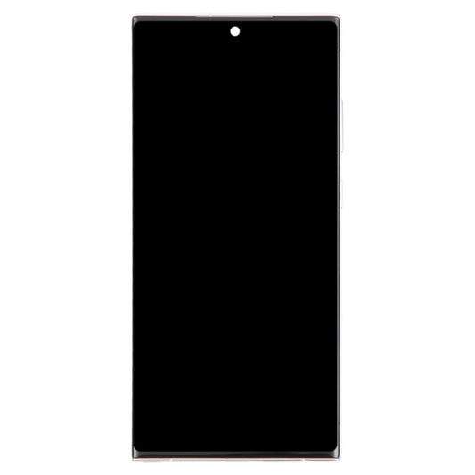 For Samsung Galaxy S23 Ultra 5G SM-S918U US Edition 6.78 inch OLED LCD Screen Digitizer Full Assembly with Frame (Silver) -  by buy2fix | Online Shopping UK | buy2fix