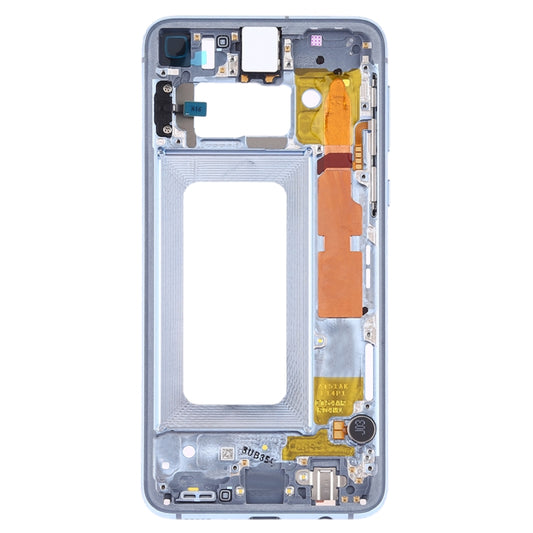 For Samsung Galaxy S10e SM-G970F/DS, SM-G970U, SM-G970W  Middle Frame Bezel Plate with Side Keys (Blue) - Frame Bezel Plate by buy2fix | Online Shopping UK | buy2fix