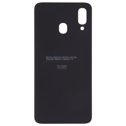 For Galaxy A20 SM-A205F/DS Battery Back Cover (Black) - Back Cover by buy2fix | Online Shopping UK | buy2fix