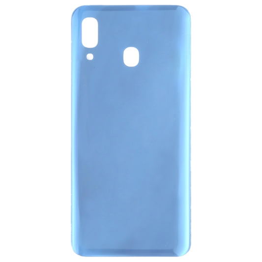 For Galaxy A30 SM-A305F/DS, A305FN/DS, A305G/DS, A305GN/DS Battery Back Cover (Blue) - Back Cover by buy2fix | Online Shopping UK | buy2fix