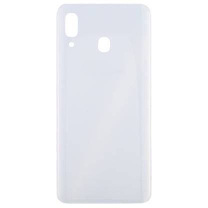 For Galaxy A30 SM-A305F/DS, A305FN/DS, A305G/DS, A305GN/DS Battery Back Cover (White) - Back Cover by buy2fix | Online Shopping UK | buy2fix