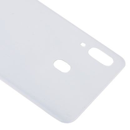 For Galaxy A30 SM-A305F/DS, A305FN/DS, A305G/DS, A305GN/DS Battery Back Cover (White) - Back Cover by buy2fix | Online Shopping UK | buy2fix