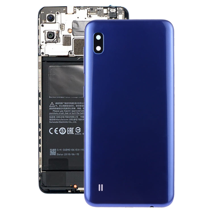 For Galaxy A10 SM-A105F/DS, SM-A105G/DS Battery Back Cover with Camera Lens & Side Keys (Blue) - Back Cover by buy2fix | Online Shopping UK | buy2fix