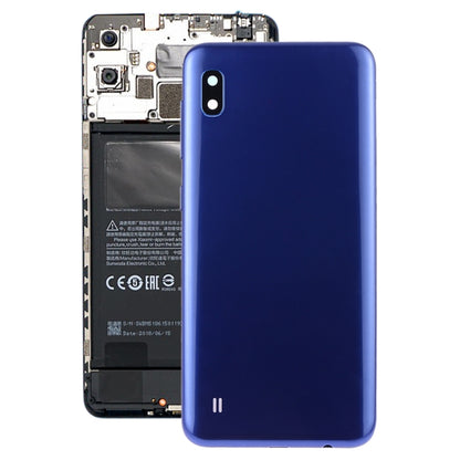 For Galaxy A10 SM-A105F/DS, SM-A105G/DS Battery Back Cover with Camera Lens & Side Keys (Blue) - Back Cover by buy2fix | Online Shopping UK | buy2fix