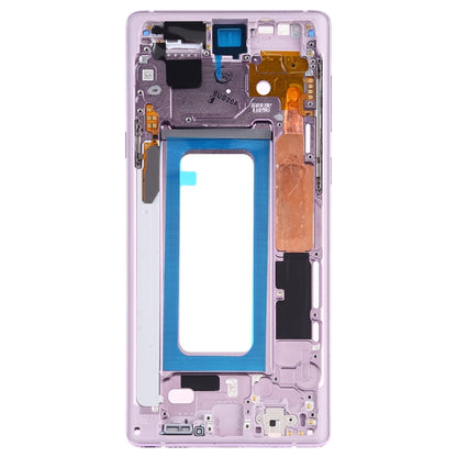 For Samsung Galaxy Note9 SM-N960F/DS, SM-N960U, SM-N9600/DS  Middle Frame Bezel Plate with Side Keys (Purple) - Frame Bezel Plate by buy2fix | Online Shopping UK | buy2fix