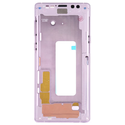 For Samsung Galaxy Note9 SM-N960F/DS, SM-N960U, SM-N9600/DS  Middle Frame Bezel Plate with Side Keys (Purple) - Frame Bezel Plate by buy2fix | Online Shopping UK | buy2fix