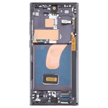 For Samsung Galaxy S23 Ultra SM-S918B EU Edition Original LCD Screen Digitizer Full Assembly with Frame (Black) -  by buy2fix | Online Shopping UK | buy2fix